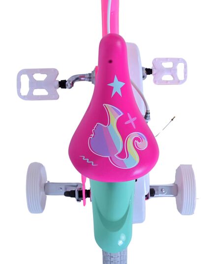 Rower dziecięcy Barbie - Dziewczynki - 14 cali - Różowy - Dwa hamulce ręczne