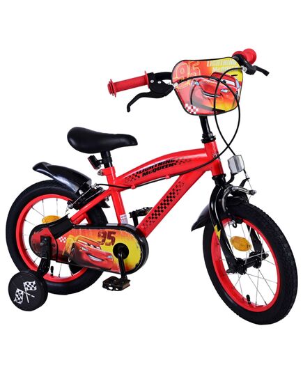 Disney Cars Kinderfiets - Jongens - 14 inch - Rood - 2 handremmen