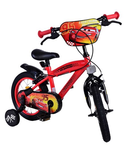 Disney Cars Kinderfiets - Jongens - 14 inch - Rood - 2 handremmen