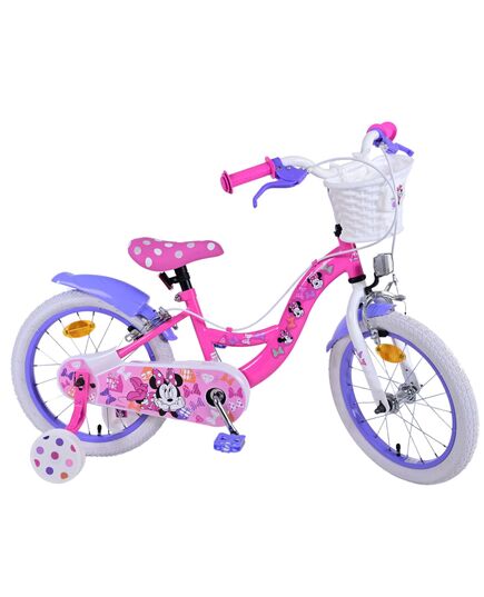 Disney Minnie Kinderfiets - Meisjes - 16 inch - Roze - Twee handremmen
