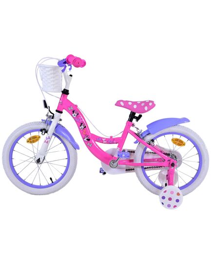 Disney Minnie Kinderfiets - Meisjes - 16 inch - Roze - Twee handremmen