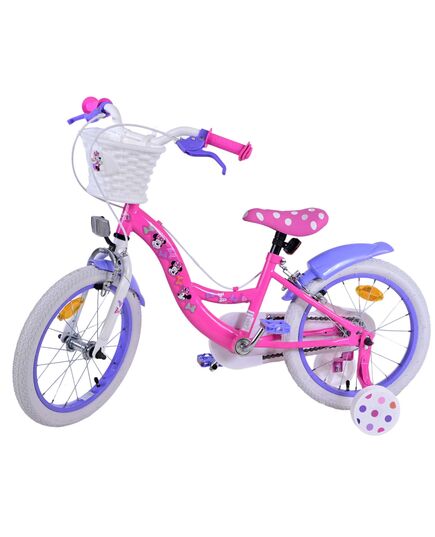 Disney Minnie Kinderfiets - Meisjes - 16 inch - Roze - Twee handremmen