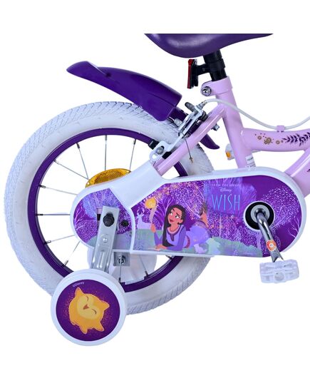 Disney Wish Kinderfiets - Meisjes - 14 inch - Paars - Twee handremmen