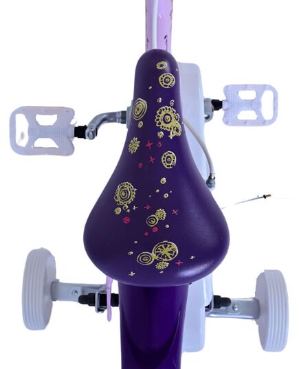 Disney Wish Kinderfiets - Meisjes - 14 inch - Paars - Twee handremmen