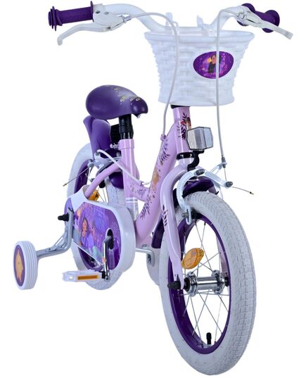 Disney Wish Kinderfiets - Meisjes - 14 inch - Paars - Twee handremmen