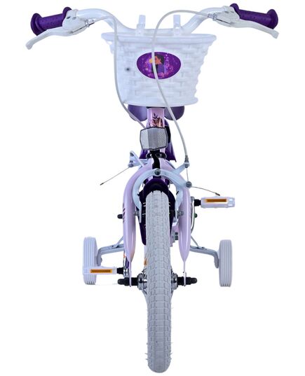 Disney Wish Kinderfiets - Meisjes - 14 inch - Paars - Twee handremmen