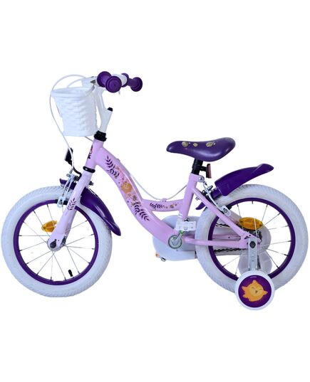 Disney Wish Kinderfiets - Meisjes - 14 inch - Paars - Twee handremmen