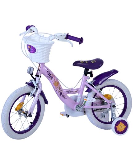 Disney Wish Kinderfiets - Meisjes - 14 inch - Paars - Twee handremmen