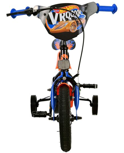Hot Wheels Kinderfiets - Jongens - 12 inch - Zwart Oranje Blauw