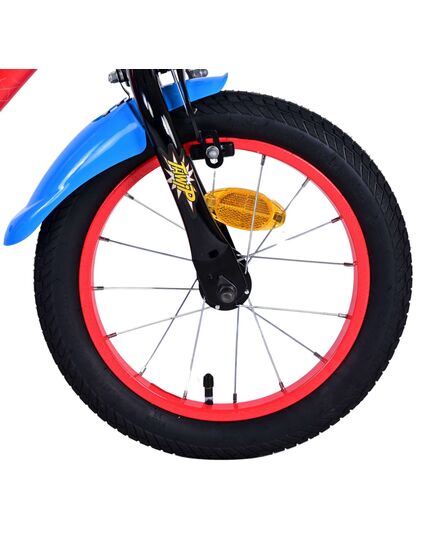 Ultimate Spider-Man Kinderfiets - Jongens - 14 inch - Blauw/Rood - Twee handremmen