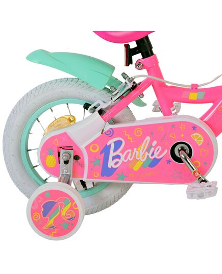 Barbie Kinderfiets - Meisjes - 12 inch - Roze - Twee Handremmen