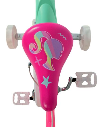 Barbie Kinderfiets - Meisjes - 12 inch - Roze - Twee Handremmen