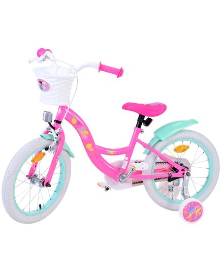 Barbie Kinderfiets - Meisjes - 16 inch - Roze - Twee handremmen