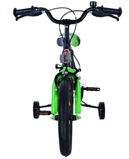 Volare Sportivo børnecykel - Drenge - 14 tommer - Grøn Sort - To håndbremser