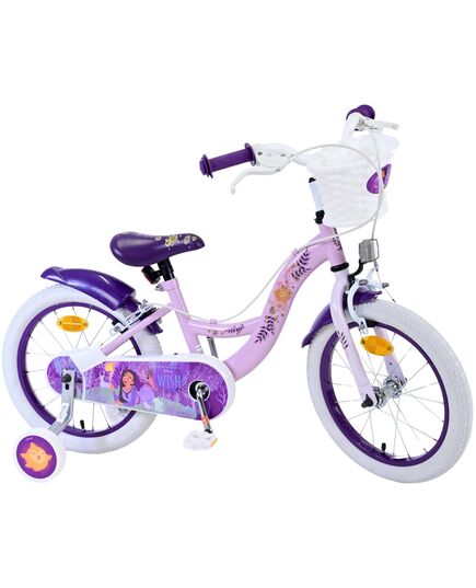 Disney Wish Kinderfiets - Meisjes - 16 inch - Paars - Twee handremmen