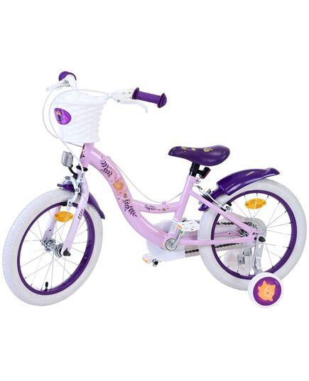 Disney Wish Kinderfiets - Meisjes - 16 inch - Paars - Twee handremmen