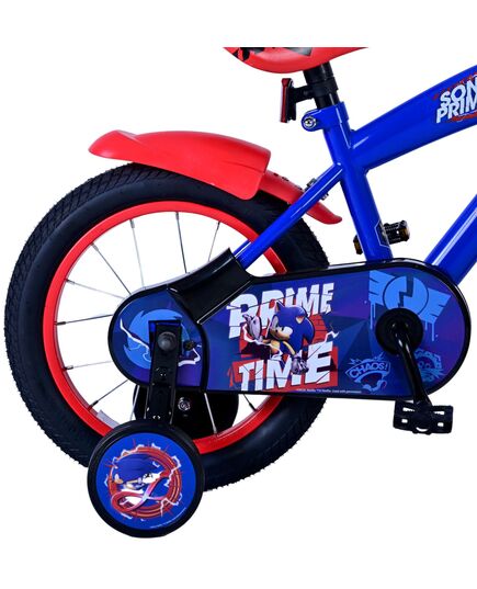Rower dziecięcy Sonic Prime - Chłopcy - 14 cali - Niebieski Czerwony