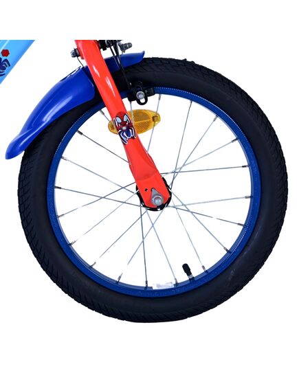 Spidey Kinderfiets - Jongens - 16 inch - Blauw - Twee handremmen