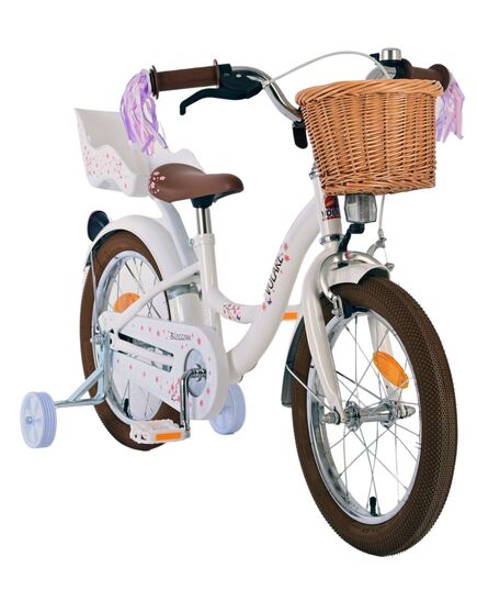 Volare Blossom Kinderfiets - Meisjes - 16 inch - Wit