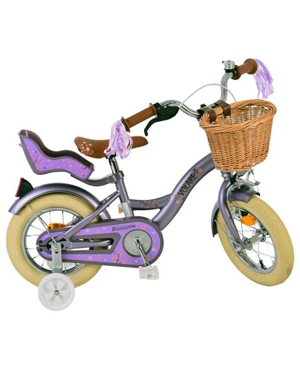 Volare Blossom Kinderfiets - Meisjes - 12 inch - Paars