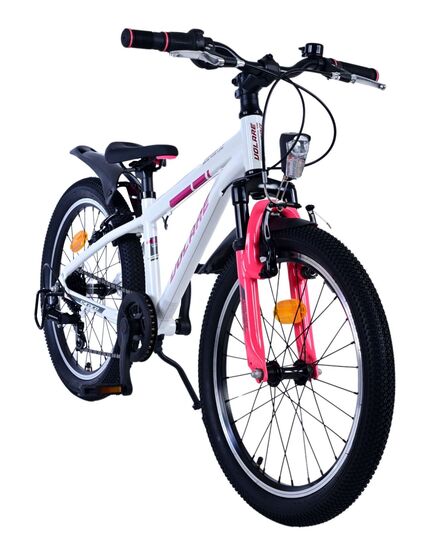 Volare XC Race Kinderfiets - 20 inch - 7 speed - Wit Roze