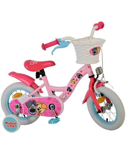 Woezel & Pip Kinderfahrrad – Mädchen – 12 Zoll – Rosa