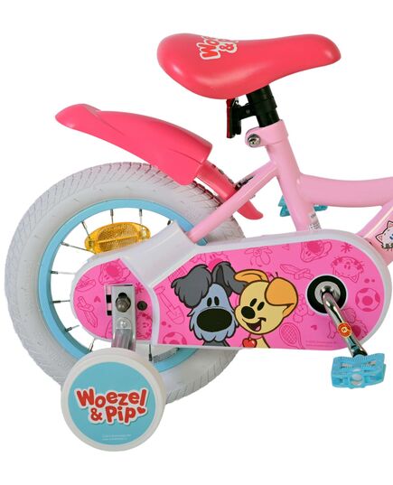 Woezel & Pip Kinderfahrrad – Mädchen – 12 Zoll – Rosa