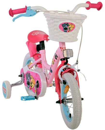 Woezel & Pip Kinderfahrrad – Mädchen – 12 Zoll – Rosa