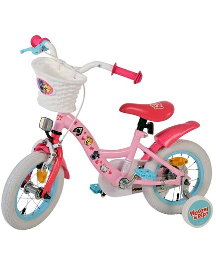 Woezel & Pip Kinderfahrrad – Mädchen – 12 Zoll – Rosa