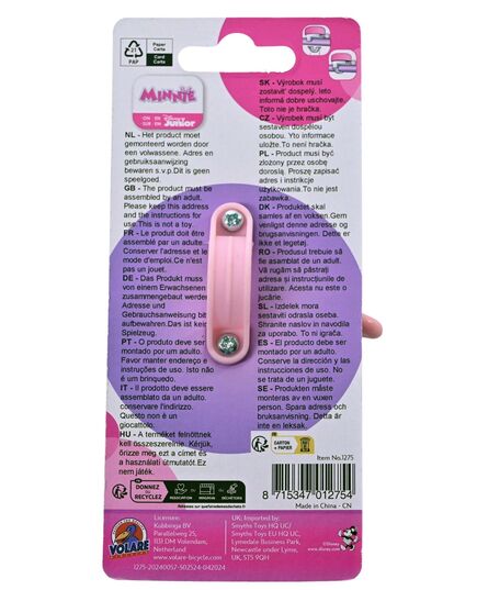 Disney Minnie Bow-Tique Fietsbel - Meisjes - Roze