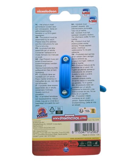 Paw Patrol Fietsbel - Jongens - Blauw