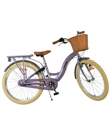 Volare Blossom Kinderfiets - Meisjes - 24 inch - Paars - 3 Versnellingen