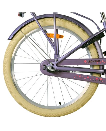 Volare Blossom Kinderfiets - Meisjes - 24 inch - Paars - 3 Versnellingen