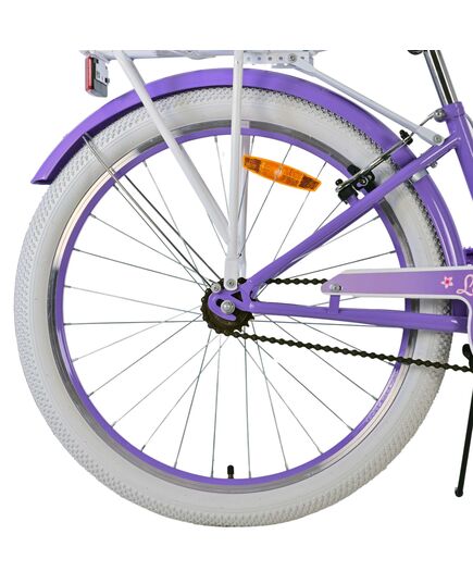 Volare Lovely Kinderfiets - Meisjes - 24 inch - Paars - Twee handremmen