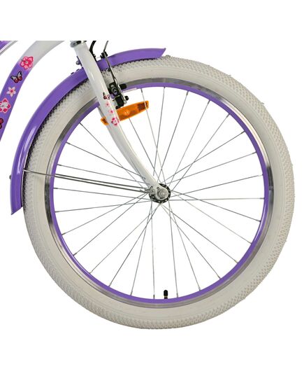Volare Lovely Kinderfiets - Meisjes - 24 inch - Paars - Twee handremmen