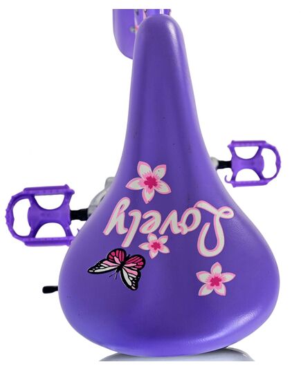 Volare Lovely Kinderfiets - Meisjes - 24 inch - Paars - Twee handremmen
