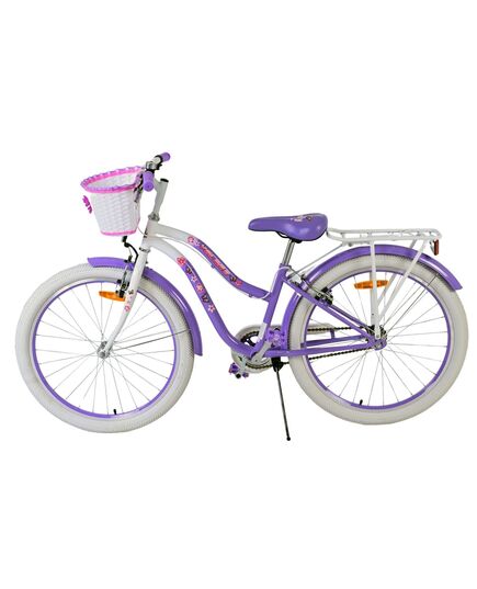 Volare Lovely Kinderfiets - Meisjes - 24 inch - Paars - Twee handremmen