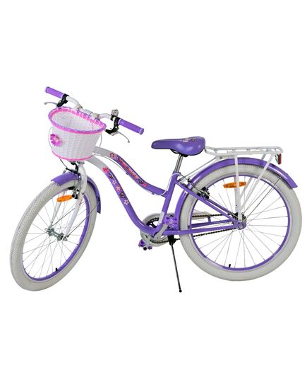 Volare Lovely Kinderfiets - Meisjes - 24 inch - Paars - Twee handremmen