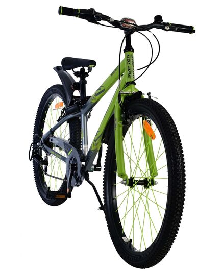Volare Rocky Kinderfiets - 24 inch - Grijs - Shimano Nexus 3 versnellingen - 95% afgemonteerd