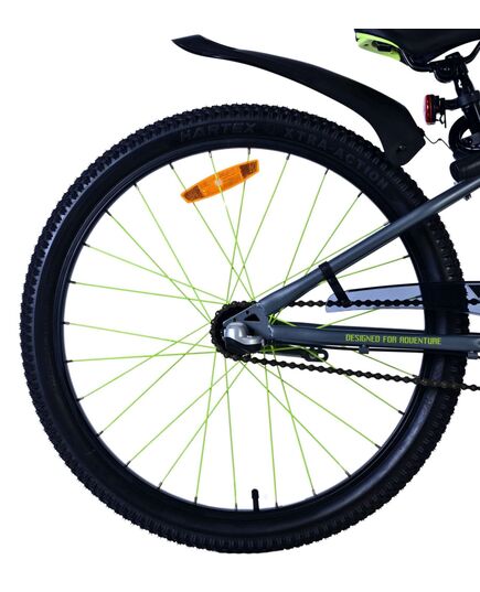 Volare Rocky Kinderfiets - 24 inch - Groen - Shimano Nexus 3 versnellingen