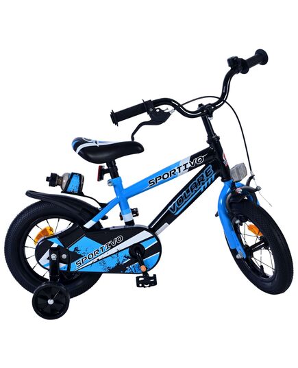 Volare Sportivo Kinderfiets - Jongens - 12 inch - Blauw Zwart