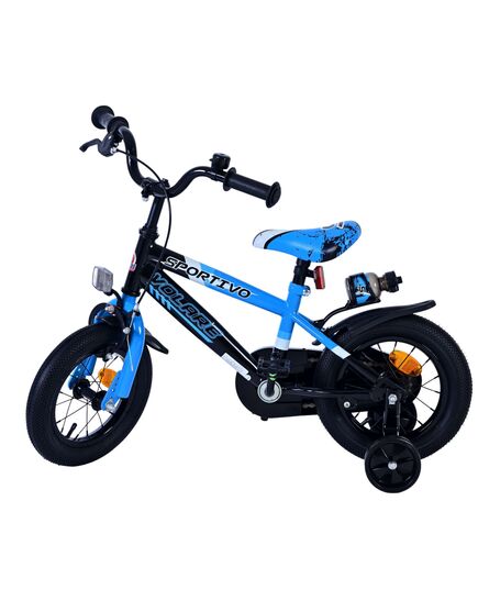 Volare Sportivo Kinderfiets - Jongens - 12 inch - Blauw Zwart