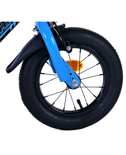 Volare Sportivo Kinderfiets - Jongens - 12 inch - Blauw Zwart - Twee Handremmen