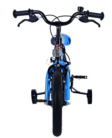 Volare Sportivo Kinderfiets - Jongens - 14 inch - Blauw Zwart - Twee Handremmen