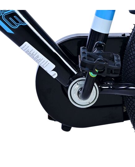 Volare Sportivo Kinderfiets - Jongens - 14 inch - Blauw Zwart - Twee Handremmen