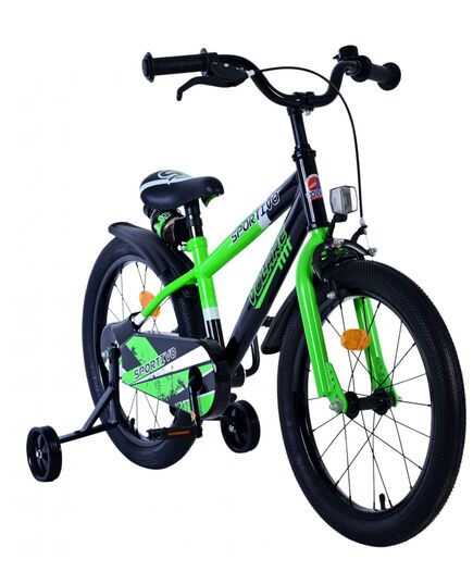 Volare Sportivo Kinderfiets - Jongens - 18 inch - Groen Zwart