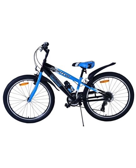 Volare Sportivo Kinderfiets - Jongens - 24 inch - 7 Speed - Zwart Blauw