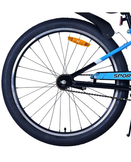 Volare Sportivo Kinderfiets - Jongens - 24 inch - Zwart Blauw