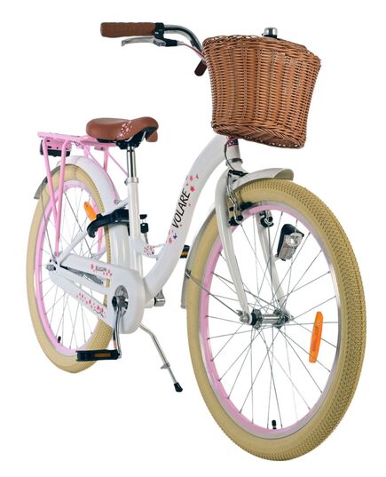 Volare Blossom Kinderfiets - Meisjes - 24 inch - Wit