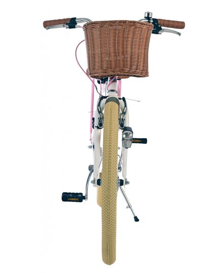Volare Blossom Kinderfiets - Meisjes - 24 inch - Wit - Twee handremmen